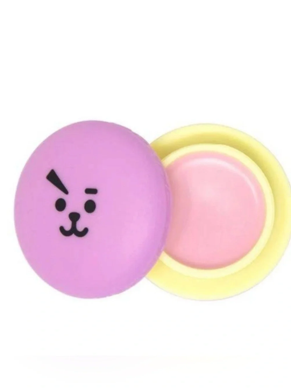 The Crème Shop x BT21 COOKY Macaron Lip Balm Duo – Limited Edition NIB